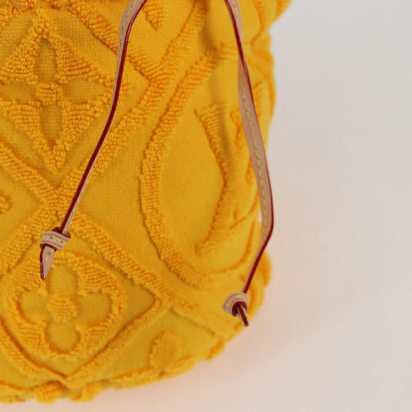 LOUIS VUITTON Bucket LV Vacation Shoulder Bag Pile Yellow M25144 LV Auth KD246SM