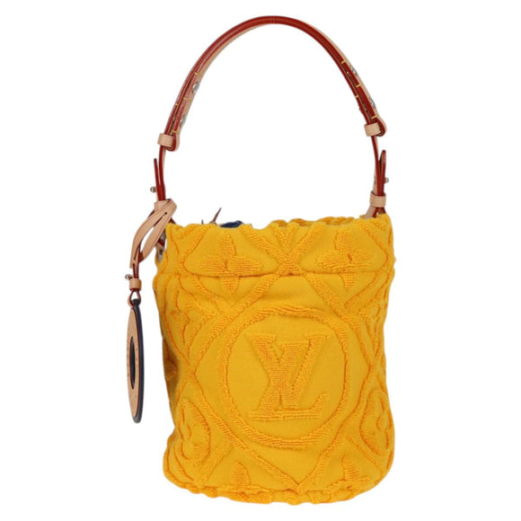 LOUIS VUITTON Bucket LV Vacation Shoulder Bag Pile Yellow M25144 LV Auth KD246SM