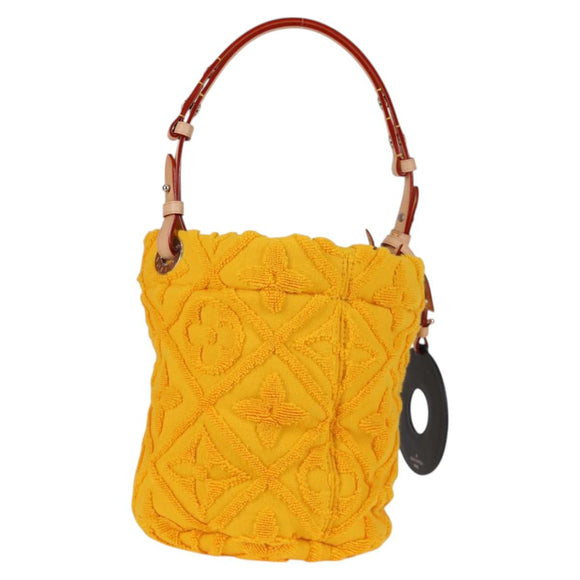 LOUIS VUITTON Bucket LV Vacation Shoulder Bag Pile Yellow M25144 LV Auth KD246SM
