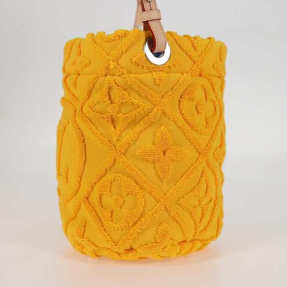 LOUIS VUITTON Bucket LV Vacation Shoulder Bag Pile Yellow M25144 LV Auth KD246SM