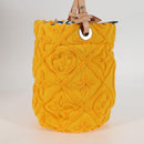 LOUIS VUITTON Bucket LV Vacation Shoulder Bag Pile Yellow M25144 LV Auth KD246SM-4