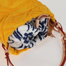 LOUIS VUITTON Bucket LV Vacation Shoulder Bag Pile Yellow M25144 LV Auth KD246SM-5