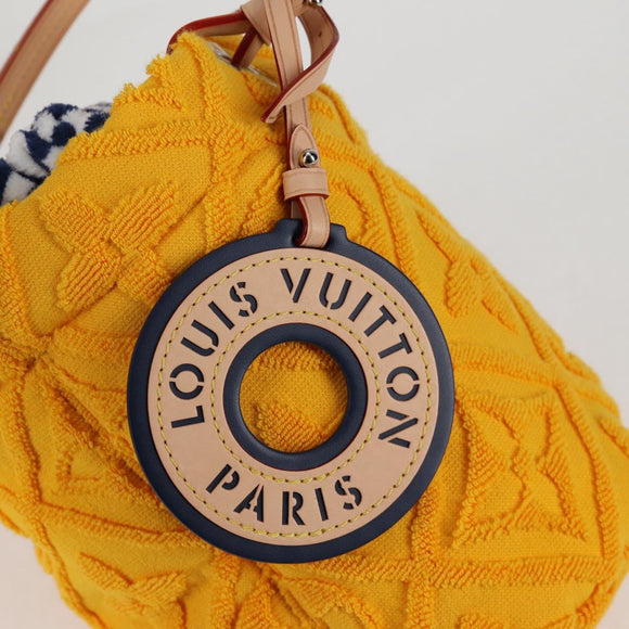 LOUIS VUITTON Bucket LV Vacation Shoulder Bag Pile Yellow M25144 LV Auth KD246SM