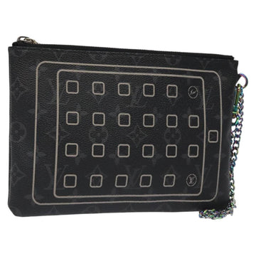 LOUIS VUITTON Monogram Eclipse Fragment iPhone Case M64449 LV Auth KD248