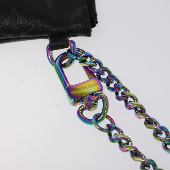 LOUIS VUITTON Monogram Eclipse Fragment iPhone Case M64449 LV Auth KD248