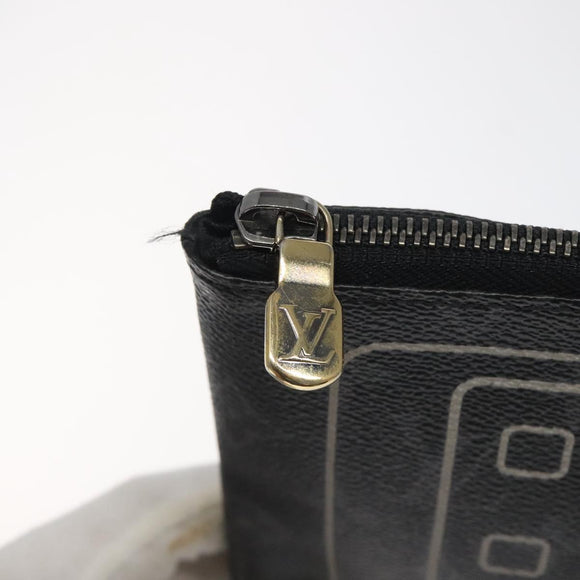 LOUIS VUITTON Monogram Eclipse Fragment iPhone Case M64449 LV Auth KD248