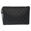 LOUIS VUITTON Monogram Eclipse Fragment iPhone Case M64449 LV Auth KD248-3