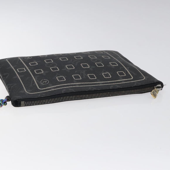 LOUIS VUITTON Monogram Eclipse Fragment iPhone Case M64449 LV Auth KD248