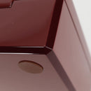 HERMES Daedalus Facet H Jewelry Box plastic Red Auth KD250SM-16