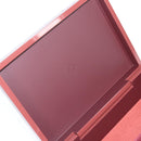 HERMES Daedalus Facet H Jewelry Box plastic Red Auth KD250SM-18