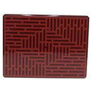 HERMES Daedalus Facet H Jewelry Box plastic Red Auth KD250SM-13