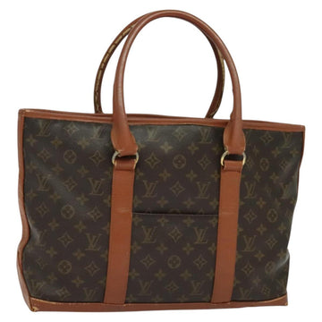LOUIS VUITTON Monogram Sac Weekend PM Hand Bag M42425 LV Auth KD259