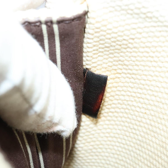 LOUIS VUITTON Antigua Buzas PM Shoulder Bag Canvas White Brown M40042 Auth KD260