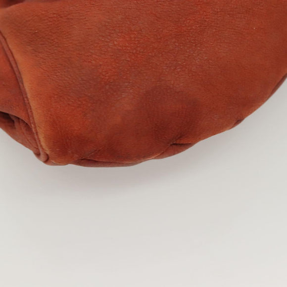 PRADA Shoulder Bag Leather Red Auth KD264