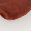 PRADA Shoulder Bag Leather Red Auth KD264-17
