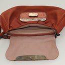 PRADA Shoulder Bag Leather Red Auth KD264-9