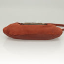 PRADA Shoulder Bag Leather Red Auth KD264-5