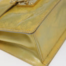 LOUIS VUITTON Monogram Vernis Spring Street Hand Bag Gris M91029 LV Auth KD273-15