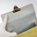 LOUIS VUITTON Monogram Vernis Spring Street Hand Bag Gris M91029 LV Auth KD273-10
