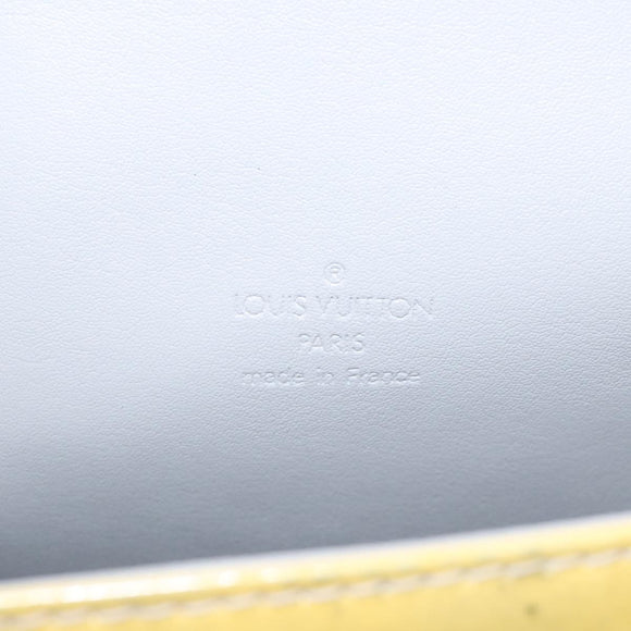 LOUIS VUITTON Monogram Vernis Spring Street Hand Bag Gris M91029 LV Auth KD273