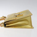 LOUIS VUITTON Monogram Vernis Spring Street Hand Bag Gris M91029 LV Auth KD273-4