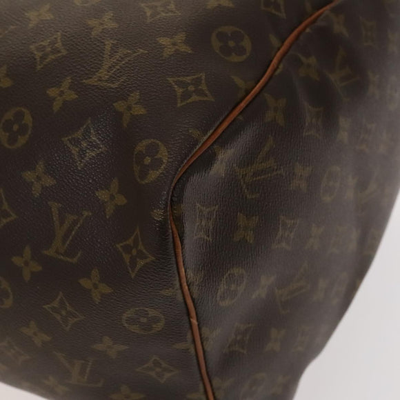 LOUIS VUITTON Monogram Keepall 55 Boston Bag M41424 LV Auth KD301