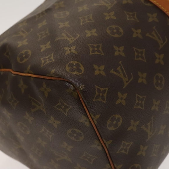 LOUIS VUITTON Monogram Keepall 55 Boston Bag M41424 LV Auth KD301
