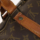 LOUIS VUITTON Monogram Keepall 55 Boston Bag M41424 LV Auth KD301-9