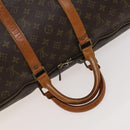 LOUIS VUITTON Monogram Keepall 55 Boston Bag M41424 LV Auth KD301-7