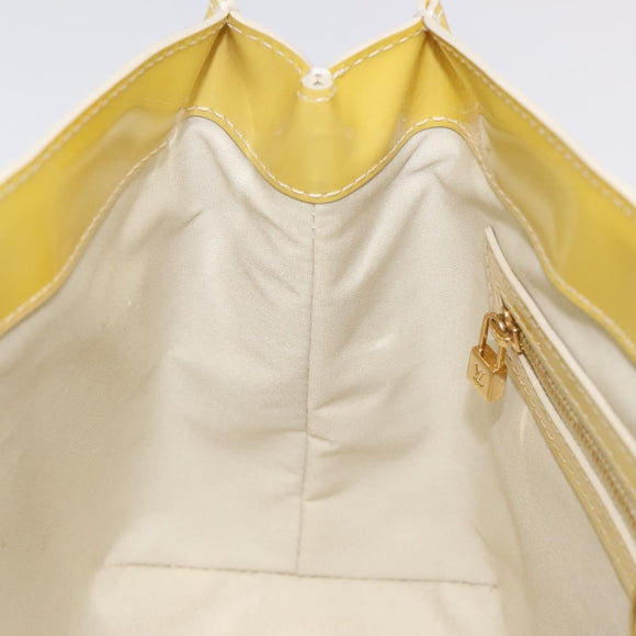 LOUIS VUITTON Monogram Vernis Wilshire PM Hand Bag Broncorail M91452 Auth KD306