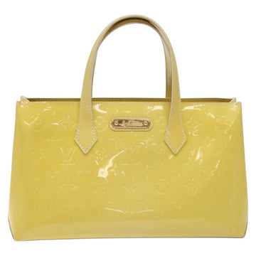 LOUIS VUITTON Monogram Vernis Wilshire PM Hand Bag Broncorail M91452 Auth KD306 - 0