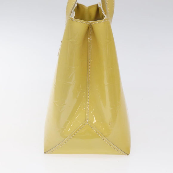 LOUIS VUITTON Monogram Vernis Wilshire PM Hand Bag Broncorail M91452 Auth KD306