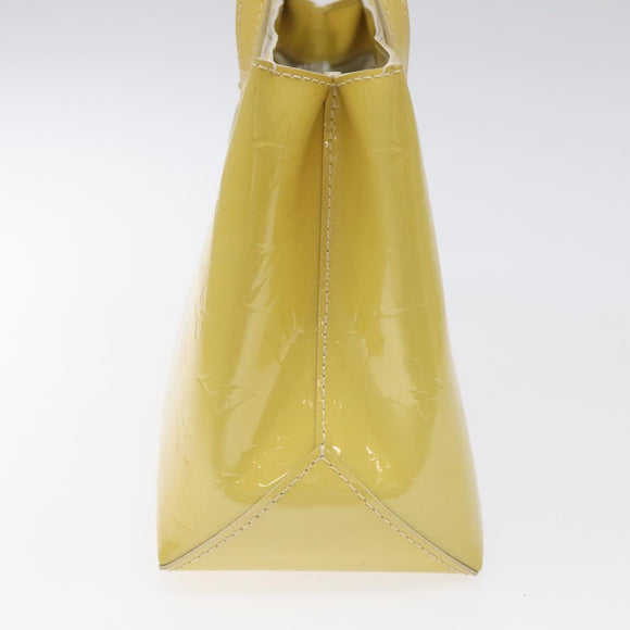 LOUIS VUITTON Monogram Vernis Wilshire PM Hand Bag Broncorail M91452 Auth KD306