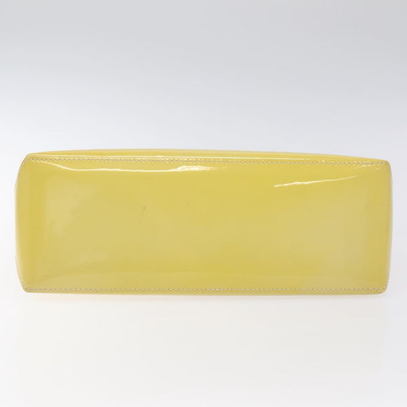 LOUIS VUITTON Monogram Vernis Wilshire PM Hand Bag Broncorail M91452 Auth KD306