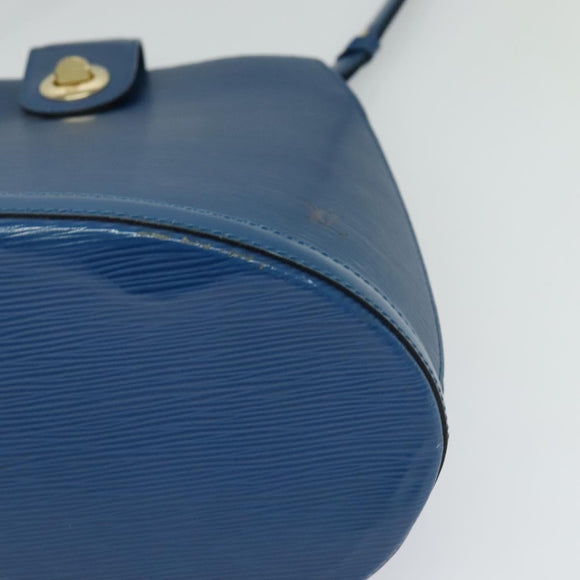 LOUIS VUITTON Epi Cluny Shoulder Bag Blue M52255 LV Auth KD308