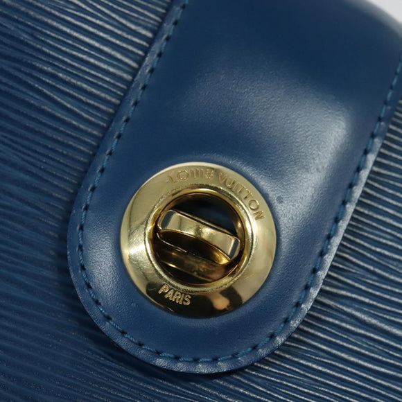 LOUIS VUITTON Epi Cluny Shoulder Bag Blue M52255 LV Auth KD308