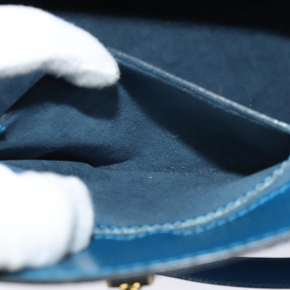LOUIS VUITTON Epi Cluny Shoulder Bag Blue M52255 LV Auth KD308