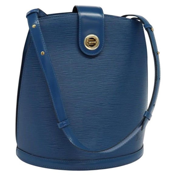 LOUIS VUITTON Epi Cluny Shoulder Bag Blue M52255 LV Auth KD308