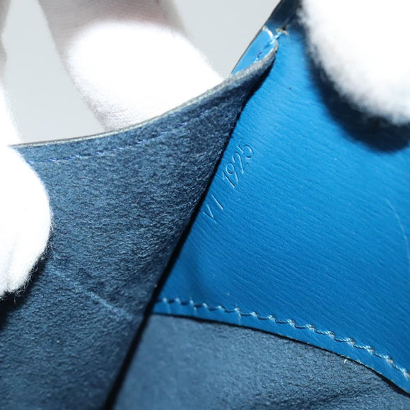 LOUIS VUITTON Epi Cluny Shoulder Bag Blue M52255 LV Auth KD308