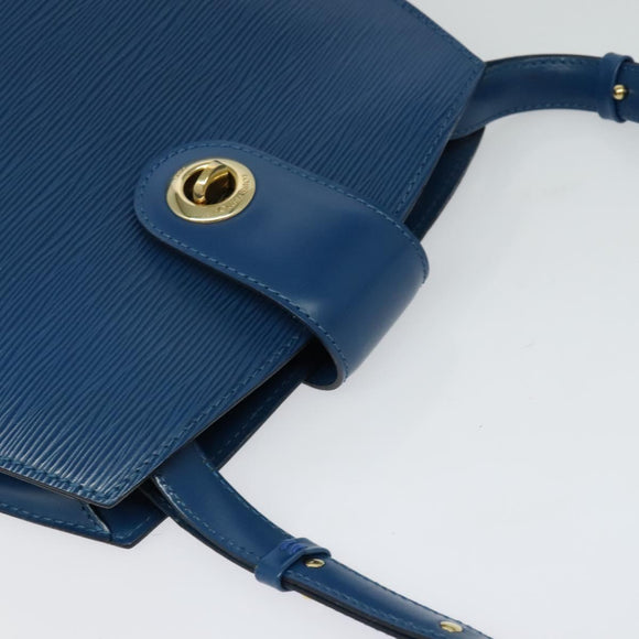 LOUIS VUITTON Epi Cluny Shoulder Bag Blue M52255 LV Auth KD308