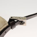 FENDI Zucca Canvas Mamma Baguette Shoulder Bag Beige Silver Auth KD315-18