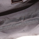 FENDI Zucca Canvas Mamma Baguette Shoulder Bag Beige Silver Auth KD315-11