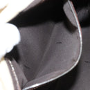 FENDI Zucca Canvas Mamma Baguette Shoulder Bag Beige Silver Auth KD315-24