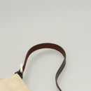 FENDI Zucca Canvas Mamma Baguette Shoulder Bag Beige Silver Auth KD315-8