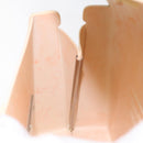 Salvatore Ferragamo Gancini Hand Bag Rubber Beige Auth KD319-19