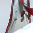 BURBERRY Nova Check Shoulder Bag PVC Leather Beige Auth KD337-19