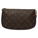 LOUIS VUITTON Monogram Pochette Accessoires Pouch M51980 LV Auth KD340-13