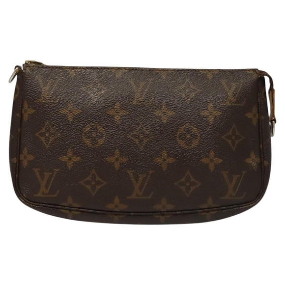 LOUIS VUITTON Monogram Pochette Accessoires Pouch M51980 LV Auth KD340
