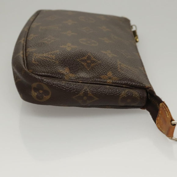 LOUIS VUITTON Monogram Pochette Accessoires Pouch M51980 LV Auth KD340