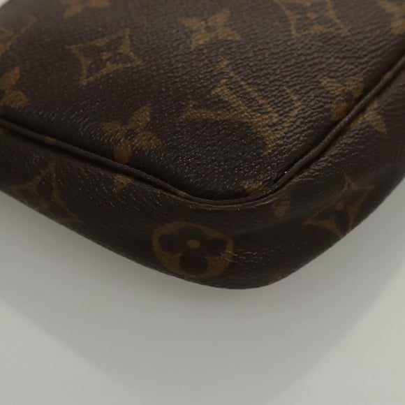LOUIS VUITTON Monogram Pochette Accessoires Pouch M51980 LV Auth KD340